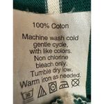 J.Crew Womens Green White Striped Knit Long Sleeve Crew Neck Sweater Top Size XS Photo 3