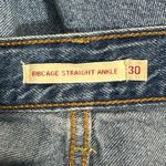 Levi's Levi’s Ribcage Straight Ankle Jeans Womens 30 Medium Wash High Rise Distressed Photo 4