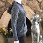 Tangerine  Fleece Lined Pullover Hooded Gray Sweatshirt Women's Size Medium Photo 1