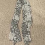 CAbi  Elegant Gray Patterned Scarf Photo 1