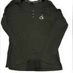 Calvin Klein Black Sleep
Embroidered Logo Ribbed Long Sleeve shirt size large Photo 0
