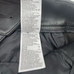 Banana Republic Pants Size 4 Faux Leather Black Mob Wife Crop Cropped Pockets Photo 9