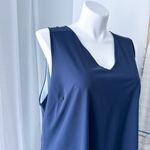 Universal Standard Game by Freestyle Navy Asymmetrical Hem Tank Women’s L 22-24 Photo 1