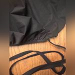 ZARA Off-the-Shoulder Puff Sleeve Criss Cross Self Tie Crop Top in Black Medium Photo 7