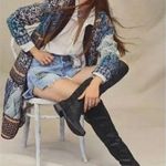 Free People  Brenna OTK Boot Black Size 36 NWT Photo 1