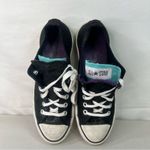 Converse All Star Black Sparkle Dual Tongue Women’s Shoe Size 8 SKU#24685 Photo 7