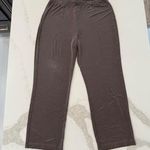 Chico's  Traveler Pants Slinky Womens 3 Regular XL Taupe Wide Leg Stretchy Pull On Photo 0