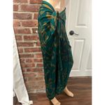 Women’s Rayon Sarong Wrap Skirt Made in Bali Resortwear Coverup Vacation Blue Size XS Photo 2