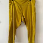 Athleta Ultimate Stash Pocket 7/8 Tight Leggings Size 3X Green Yellow Athletic Photo 1