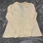 CHAPS Cream Long Sleeve Tee Classic Knit Photo 1