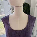 Slinky Dress Purple & Black Verigated No Tags Liquid Silk Beach Resort Boho Chic Size L Photo 6