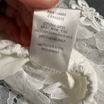 For Love & Lemons  Loretta Cropped Blouse Womens XL White Lace Floral Top NWT Photo 7