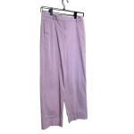 Theory  Lilac High-Rise Straight Pant in Stretch Chino Size 4‎ Photo 5
