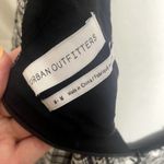 Urban Outfitters  Plaid Flower Strappy Gingham Mini Dress Black White Medium Photo 4