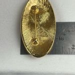 Vintage Avon 90s President’s Club Brooch Mrs. Albee Recognition Pin Cottagecore Gold Photo 4