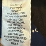 st. john's bay  10 flat front chino classic everyday navy short SH2 2859 Photo 7