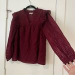 Entro Metro Burgundy Blouse Photo 4