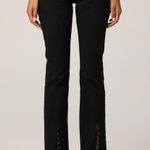 Frame Cut Off Waist Mini Boot Slit Jeans In Black SIZE 31 nwt Photo 0