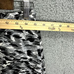 Talbots  Pencil Skirt Women 6 Black Gray Abstract Zipper Accent Artsy Career Boho Photo 4