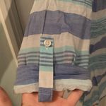 Kohls SO Blue and White Striped Button Down Photo 2