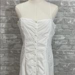 J.Crew  White Button-down cotton poplin dress Photo 2