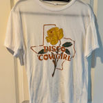 White Disco Cowgirl Graphic T Photo 0