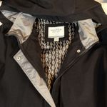 Nautica  Womens Coat Black Large Front Zip Hooded Lined Wind Water Resistant Photo 1