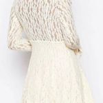 Free People NWOT Teen Witch Ivory Lace Mini Dress Photo 2