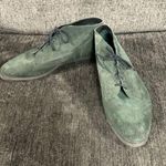 Eddie Bauer Vintage  Suede Dark Green Booties Size 8.5 Photo 0