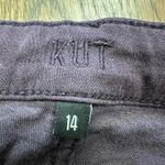Kut From The Kloth  purple maroon skinny jeans size 14 Photo 4