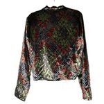 Anthropologie  Attitwa Velvet Blazer Size 12 Photo 3
