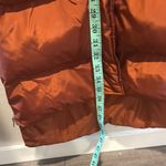 ASOS Rust Orange Long Puffer Coat Photo 6