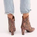 Free People 2xHP💝 Cyril Boots in Snake sz 7 Photo 2