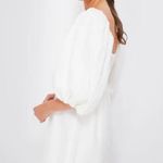 Tuckernuck Pomander Place White Annie Linen Smock Dress Photo 1