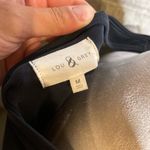 BeachLunchLounge Lou & Grey Womens Dark Gray Seamed Sandwashed V-Neck Midi Dress Size Medium Photo 5