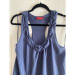 Elle ‎ Women's Medium Blue Sleeveless Top Polka Dot Corpcore Photo 2