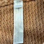 Free People  Beach Hailee Wide Leg Sweater Pants Size XS Tan Cotton Knit Photo 4