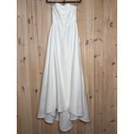 Lulus NWT Eternal Gratitude White Floral Embroidered Strapless Maxi Dress Sz S Photo 2