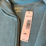 Pendleton  Full Zip Sweater Jacket Cotton Teal Blue Womens Size Medium New Photo 5