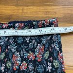 CAbi Floral Smocked Strapless Top Womens Size XS Flowy Lightweight Blouse Navy Photo 5