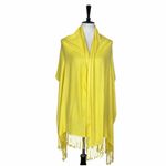 Women’s Bundle 3 Oblong Scarfs Solid Bright Jewel Colors Yellow Red Rose Pink Photo 5