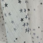 Studio Y  L Whimseygoth White Silver Stars Beaded Top Photo 6