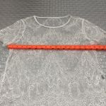 White lace short sleeve top size small Photo 2