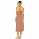 Free People  Lorelai Midi Dress L NWT Daisy Print Tie Back Heavy Knit Sleeveless Photo 12