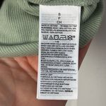 Gap  Ribbed Puff Sleeve Top Green Scoop Neck Stretch Coquette Y2K Office Career S Photo 5