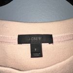 J.Crew pink sequin holiday sparkle hem crew neck sweatshirt size S Photo 3