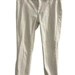 Lila Ryan Women's White Skinny Jeans Size 28 Mid Rise Photo 9