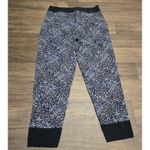 Athleta Trekkie North Women's Multicolored Shiny Printed Pull on Jogger Size 12 Photo 1