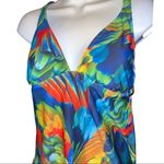 ABS Allen Schwartz Nwt! ABS brand gorgeous tropical parrot design swim top! Photo 0