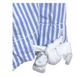 st. john's bay Bermuda Cargo Shorts Womens 16 Blue White Striped Nautical Preppy Photo 3